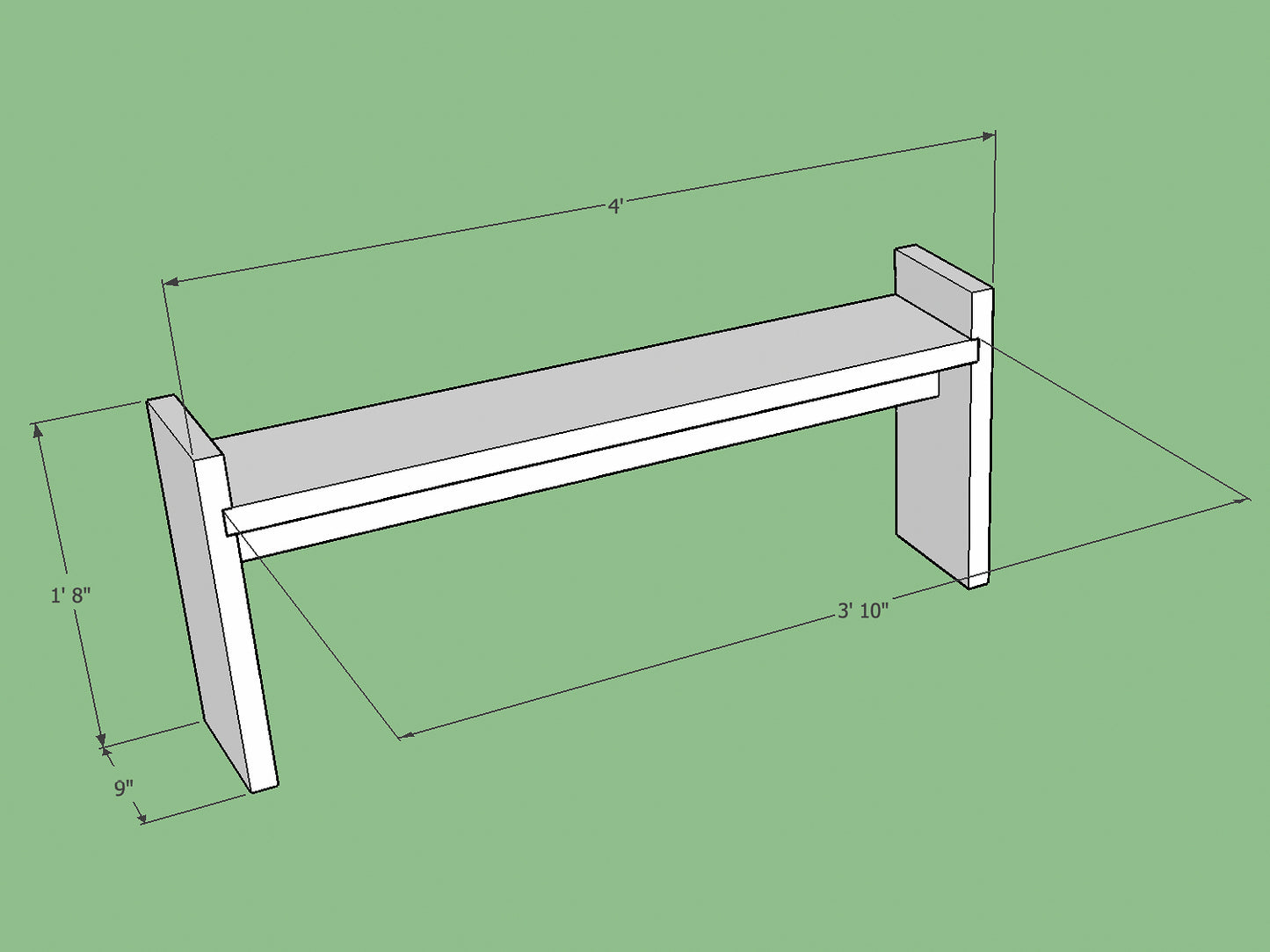 Entry Bench / Coffee Table Plans