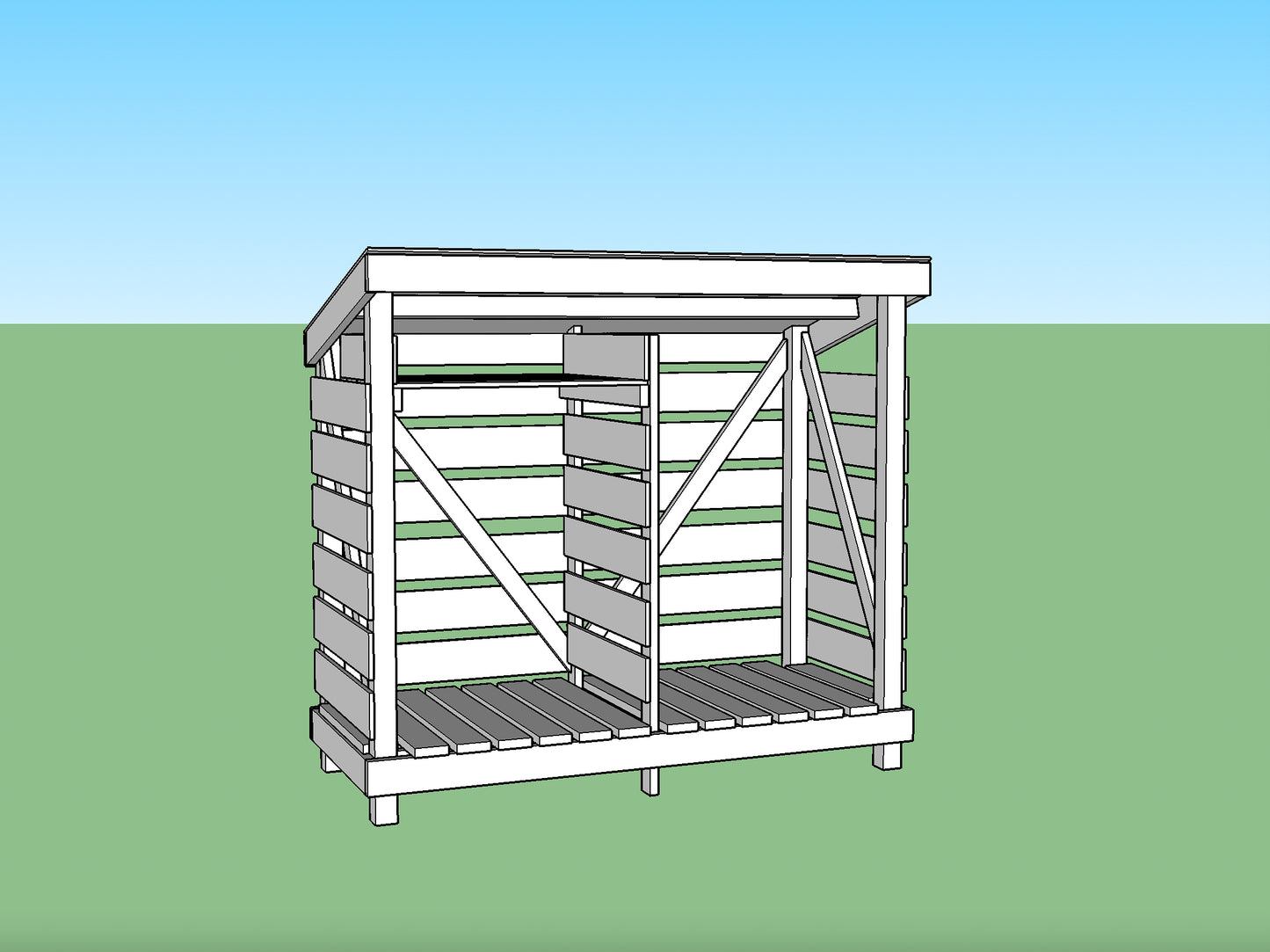 Firewood Shed Plans