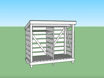 Firewood Shed Plans