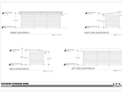 Outdoor Storage Shed Plans